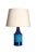 Blue Ceramic Table Lamp from Bitossi, Italy, 1960s For Sale - Image 5 of 5