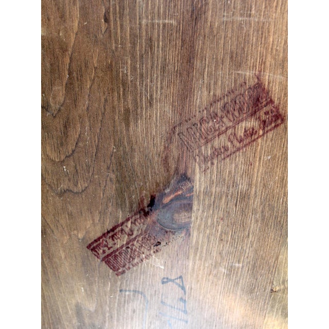 Early American Style Drop Leaf Dining Table Circa 1950s For Sale - Image 18 of 18