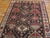 1890s Brown Geoemtric Tribal Antique Caucasian Kazak Rug 4'7" X 7'6" Knotted Wool Carpet For Sale - Image 4 of 5