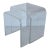 Vintage Lucite Acrylic Waterfall Nesting Tables, Mid-Century Modern-a Pair For Sale