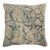 Blue Floral Persian Kerman Rug Pillow rug no. p5021 For Sale