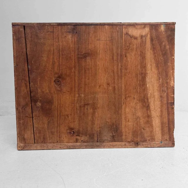 Brown Traditional Japanese Tansu Storage Cabinet, 1920s For Sale - Image 8 of 10