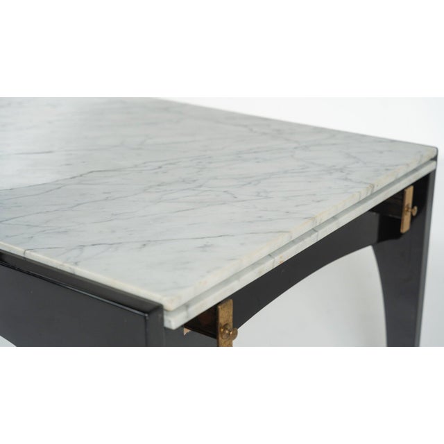 Mid-century modern extendable dining table by ignazio gardella for misuraemme, italy, 1980s d: 100 cm (39.37") h: 75 cm...