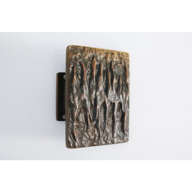 Brutalist Brutalist Brass Push and Pull Front Door Handle, 1970s For Sale - Image 3 of 6