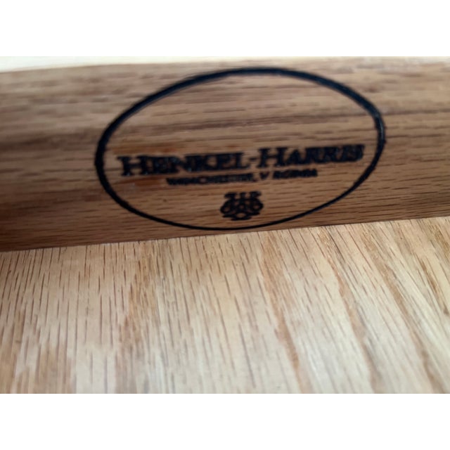 Brown Henkel Harris Secretary Desk, 6097/6098 Complete For Sale - Image 8 of 9