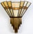 Art Deco Bronze and Opaline Glass Sconces, 1939, Set of 4 For Sale - Image 9 of 11