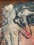 Mid 20th Century Mid-Century Modern California Modernist Figural Painting by Leon d'Usseau (Dusso) For Sale - Image 4 of 12