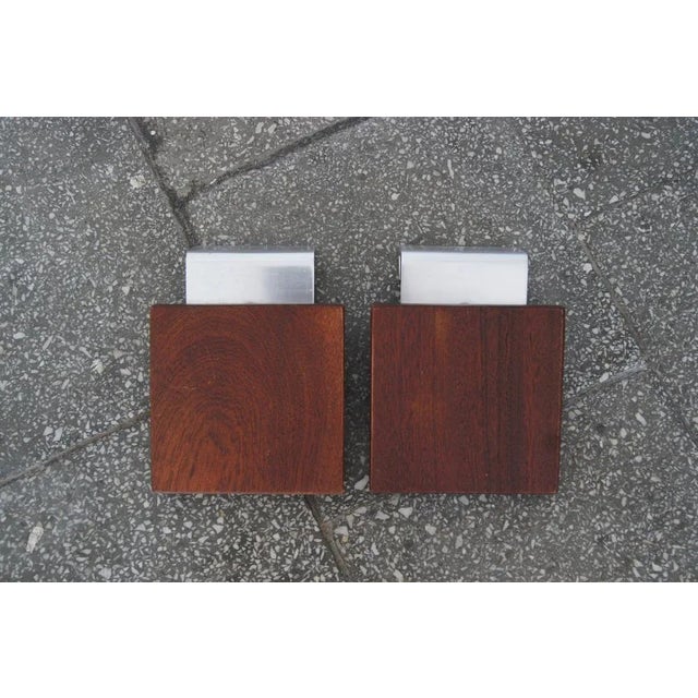 Teak Push Pull Door Handles, 1960s, Set of 2 For Sale - Image 5 of 5