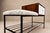 Bench with drawer in Rosewood, Fabric & Metal, Geraldo de Barros, 1950s - Lot 359B For Sale - Image 16 of 17