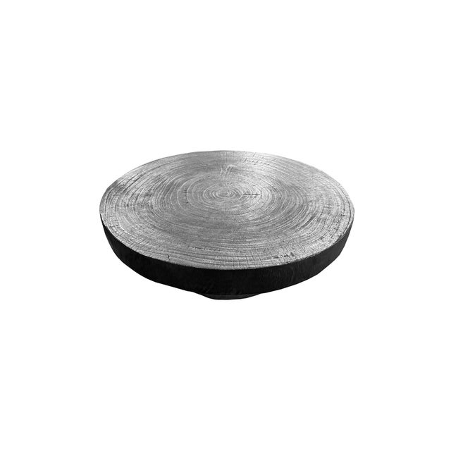 Not Yet Made - Made To Order Sculptural Mango Wood Table Crafted From Solid Suar Wood, Burnt Finish For Sale - Image 5 of 5