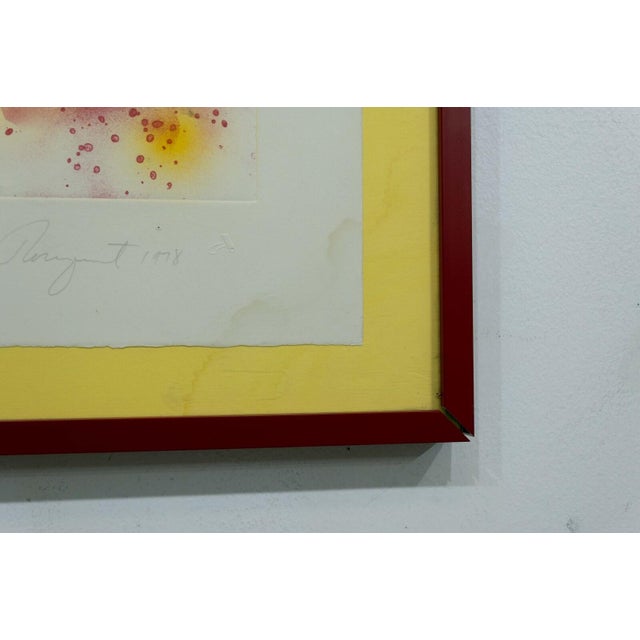 Paper James Rosenquist Hot Lake (State 1) Signed Etching on Paper 26/78 Framed 1978 For Sale - Image 7 of 10