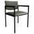 Mid-Century Modern Steel Frame Leather Armchair For Sale - Image 10 of 10