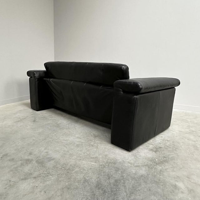 Animal Skin Black Leather Model 6800 Sofa from Rolf Benz, 1990s For Sale - Image 7 of 12