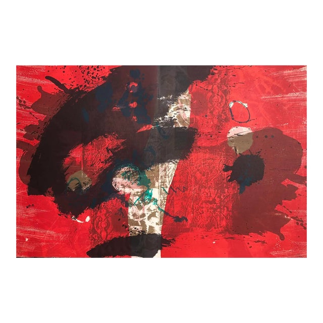 1970 Antoni Clave Lithograph For Sale