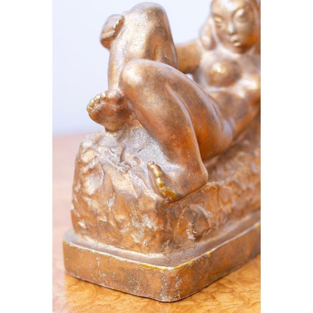 Sculpture Materials John Lundquist, Nude, Danae, 1920s, Plaster For Sale - Image 7 of 12