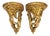 Antique 19th Century Rococo Revival Giltwood Wall Brackets, 1880, Set of 2 For Sale