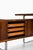 Wood Large Desk with Sideboard in Rosewood & Chromed Steel attributed to Jørgen Pedersen, 1960s For Sale - Image 7 of 10