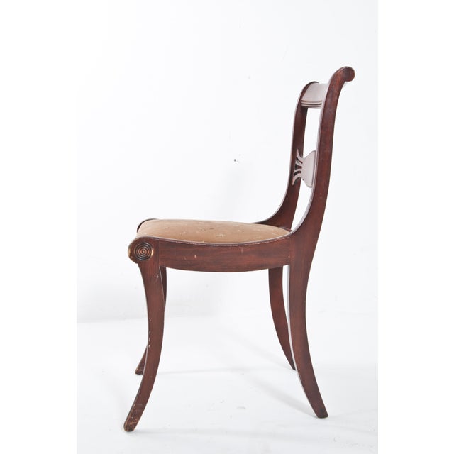 Vintage Regency Chair For Sale In San Francisco - Image 6 of 8