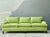 Vintage Baker Chartreuse Roll Arm Sofa For Sale - Image 9 of 12