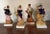 19th Century Large 1820s English Pearlware Staffordshire Figures of the Four Seasons - Spring, Summer, Autumn or Fall and Winter - Set of 4 For Sale - Image 5 of 11