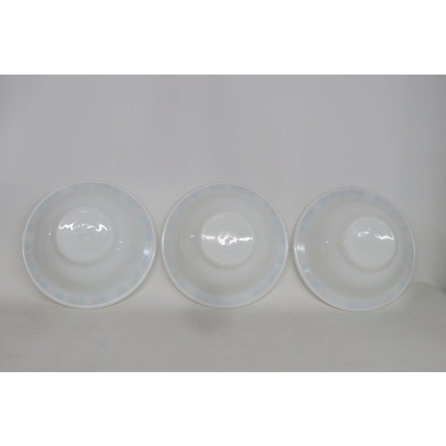 Mid 20th Century Mid 20th Century Anchor Hocking Fire King 927 Glass Bowls 3pc Set Ludwig and Kibbey Pattern For Sale - Image 5 of 10