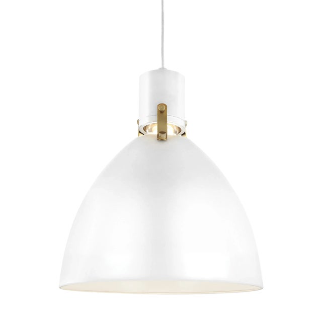 Refreshed with three new finishes, the Scandinavian-influenced Brynne pendant from Sean Lavin Collection blends innovative...