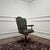 Chesterfield Office Chair in Green Leather For Sale - Image 9 of 10