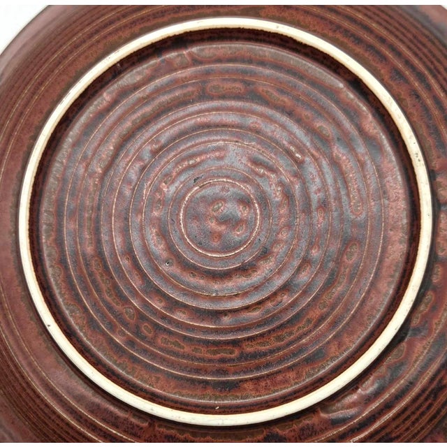 Mid 20th Century Glazed Stoneware Decorative Plate For Sale - Image 11 of 11