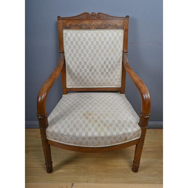 Empire Armchairs, Early 19th Century, Set of 2 For Sale - Image 15 of 18