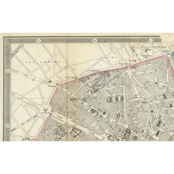 Mid 19th Century Antique Map by Gall and Inglis, 1843 For Sale - Image 5 of 10