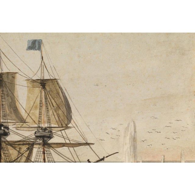 Not Yet Made - Made To Order Antique Maritime Ship Study, Newfoundland Coast Scene, Coastal Nautical Art Print, 36" × 24" For Sale - Image 5 of 8