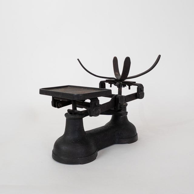 Black Antique French Double Inkwell Desk Set With Original Glass Inserts For Sale - Image 8 of 10