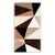 Schumacher X Miles Redd Cubist Silk Panel Fabric in Java For Sale
