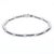 Timeless Natural Blue Sapphire Bracelet in 925 Silver for Her For Sale - Image 4 of 7