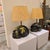 Mid-Century Modern 1960s Green Marble Mid Century Modern Pair of Lamps - a Pair For Sale - Image 3 of 12