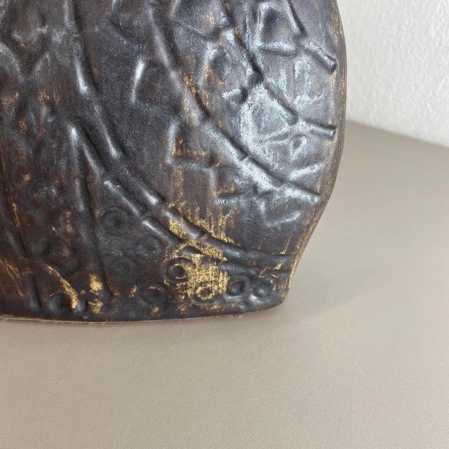Brutalist Fat Lava Ceramic Vase by Heinz Siery for Carstens Tönnieshof, Germany, 1970s For Sale - Image 9 of 18
