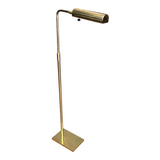 Koch & Lowy Brass Telescoping Floor Lamp For Sale