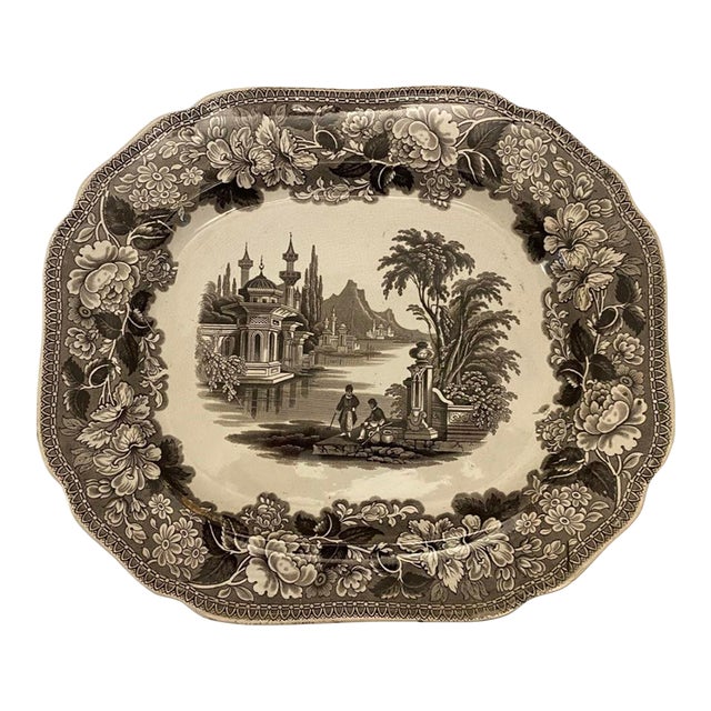 Antique “Bosphorus” Platter by J. Jamieson & Co Scotland Circa 1896 For Sale