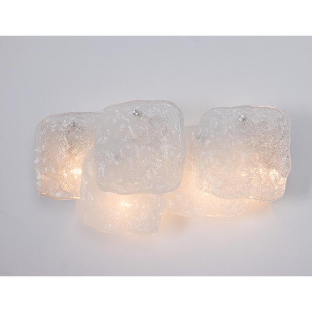 Kalmar Large Wall Light in Murano Glass from Kalmar, Austria, 1960s For Sale - Image 4 of 14