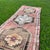 Boho Chic 1940s Vintage Caucasian Pink Runner Rug As For Sale - Image 3 of 6