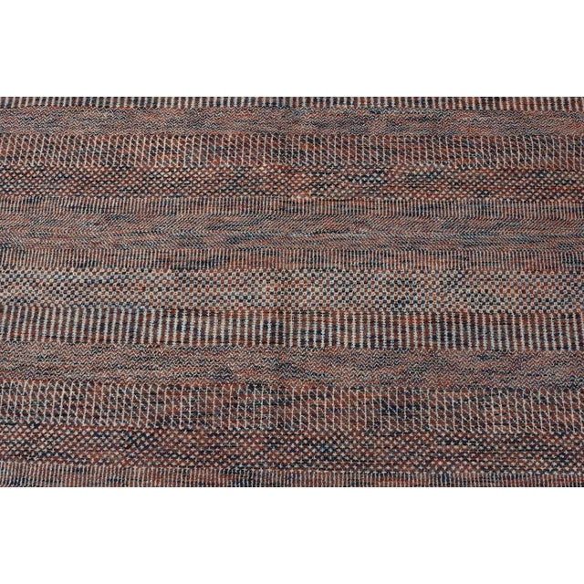 Fine Contemporary Rug 10′ X 14’3” Multicolor Wool Hand-Knotted Carpet For Sale In Philadelphia - Image 6 of 14