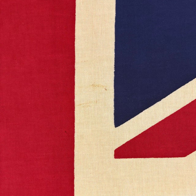 Vintage Cotton Union Jack Flag For Sale - Image 4 of 5
