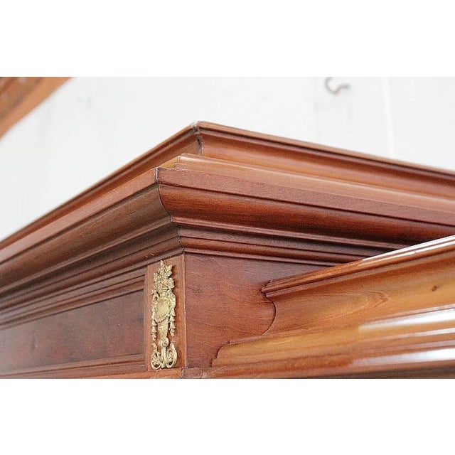 Antique Louis XVI Style Mahogany Bookcase, 1800s For Sale - Image 9 of 18