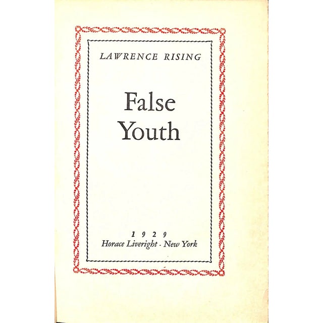 "False Youth" 1929 Rising, Lawrence For Sale - Image 4 of 6