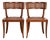 Michael Taylor for Baker Furniture Klismos Cherry Wood and Cane Side Chairs or Dining Chairs, Newly Refinished For Sale