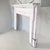 Antique English style wooden fireplace mantel with Neoclassical clean lines and understated dentil trim moulding Old...