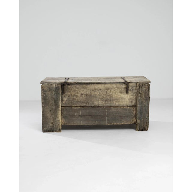 Wood 1780s German Bleached Oak Chest For Sale - Image 7 of 8