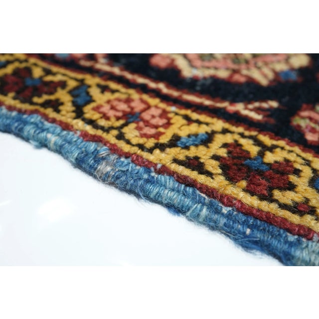 Antique Hand Made Heriz Persian Rug For Sale - Image 9 of 12