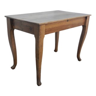 Walnut Wood Table, 1950s For Sale
