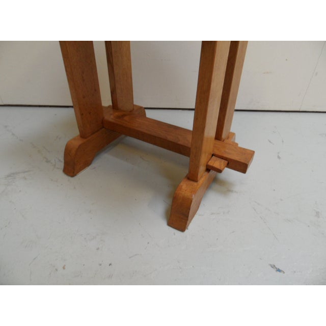 1960s Vintage Brutalist Oak Coffee Table, 1960s For Sale - Image 5 of 10